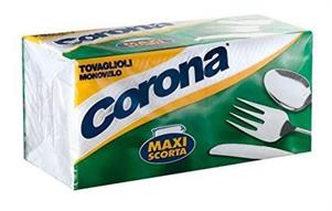 TOVAGLIOLI BIANCHI CORONA 1V MAXI SCORTA -180PZ