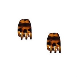 x.PINZA PER CAPELLI TARTARUGA CM.4 X 2PZ