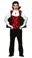 VESTITO BIMBO VAMPIRO ROSSO TAGLIA 3-4 ANNI (95-105cm)