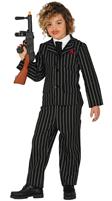 COSTUME BIMBO E. GANGSTER BAMBINO, 7-9 ANNI