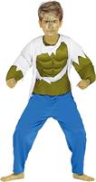 COSTUME BIMBO E. FORZUTO VERDE BAMBINO 5-6 ANNI