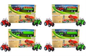TRATTORE CON RIMORCHIO A FRIZIONE 4ASS. (40X13,5)