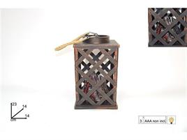 LANTERNA RAME C/FUOCO BATT.ZK6145/BLACK BRUSH COPPERÇ@
