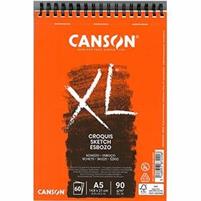 BLOCCO CANSON XL CROQUIS A5 15X21 60 FOGLI 90G.