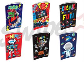 SWIPE KIDS BOY MAXI QUADERNI A4 100 GR. 24FF+1 RIG.10MM