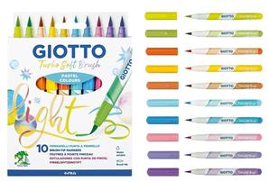 COLORI GIOTTO SOFT BRUSH TURBO X 10 CLASSICI