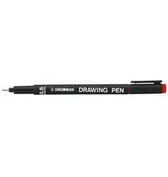 PENNE SNOWMAN DRAWING PEN 0,5 ROSSE
