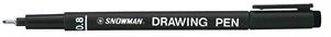 PENNE SNOWMAN DRAWING PEN 0,8 NERE