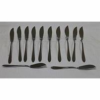 HOTEL-POSATE MAXIMA COLTELLO PESCE INOX 2,5MM CONF.12 PEZZI-GNA