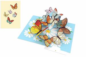 BIGLIETTINI ORIGAMI FARFALLE -BUTTERFLIES