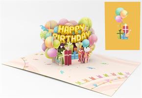 BIGLIETTINI ORIGAMI HB BALLOONS