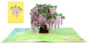 BIGLIETTINI ORIGAMI GLICINE 2 - WISTERIA 2