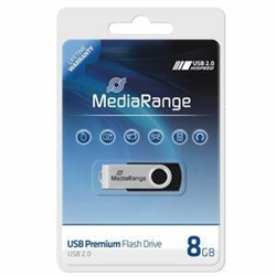 USB 8 GB MEDIARANGE(DA AGGIUNGERE +0,80 TASSA SIAE)USB8GSIAE