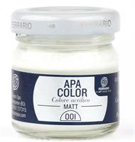 BARATTOLO APA COLOR MATT 40 ML BIANCO DI TITANIO