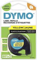 DYMO-NASTRI ETICHETTATRICE LETRATAG PLASTIFICATI GIALLO