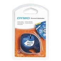 DYMO-NASTRI ETICHETTATRICE LETRATAG PLASTIFICATI BIANCO