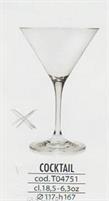 HOTEL-BICCHIERI VETRO COCKTAIL CL.18,5 SET 6 PEZZI-CERVE