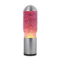 iTOTAL -LAMPADA CON BASE GRIGIO SCURO, LIQUIDO GLITTER