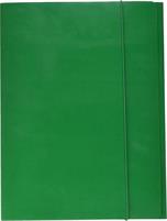 CARTELLE CON ELASTICO 25X35 VERDE BREFIO