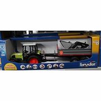 BRUDER AGRICULTURE  TRATTORE CLASS NECTIS 267 F CON BENNA E RIMO