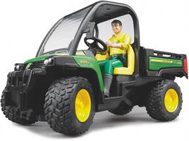 BRUDER AGRICULTURE  JOHN DEERE GATOR 855D CON FIGURA