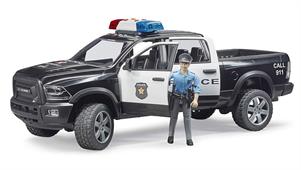 BRUDER RAM 2500 POLIZIA CON POLIZIOTTO