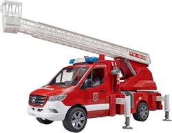 BRUDER  MB SPRINTER AUTOPOMPA POMPIERI CON LUCI E SUONO