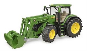 BRUDER  TRATTORE JOHN DEERE 7R 350 CON BENNA