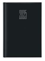 AGENDA GIORNALIERA S/D 14,5X20,5 QUADRETTI GOMMATO NERO