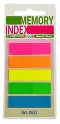 SEGNAPAGINA IN FILM PLASTICO X 5 SIAM-NEON