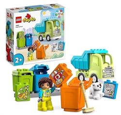 LEGO DUPLO CAMION RICICLAGGIO RIFIUTI