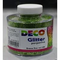 GLITTER - BARATTOLO ML.150 - VERDE ACIDO
