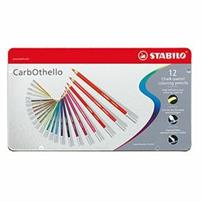 STABILO CARBOTHELLO SCATOLA METALLO  COLORI ASS. 12 PEZZI