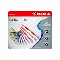 STABILO CARBOTHELLO SCATOLA METALLO  COLORI ASS. 24 PEZZI