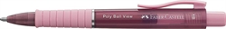 AFN-FABER-CASTELL PENNA A SFERA POLY BALL VIEW, REFILL XB BLU, F