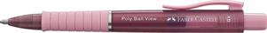 AFN-FABER-CASTELL PENNA A SFERA POLY BALL VIEW, REFILL XB BLU, F