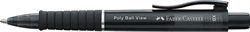AFN-FABER-CASTELL PENNA A SFERA POLY BALL VIEW, REFILL XB BLU, F