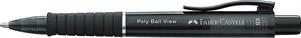AFN-FABER-CASTELL PENNA A SFERA POLY BALL VIEW, REFILL XB BLU, F