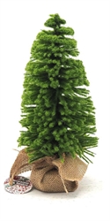 ALBERELLO DI NATALE CON BASE JUTA H.26CM. II MIS.