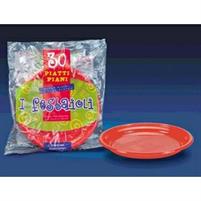 FESTAIOLI ROSSO PIATTI PIANI D.220 X30 PEZZI ARISTEA