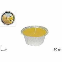 VASETTO CITRONELLA ALLUMINIO 80GR DIAM 8.5 CM ART. CR85