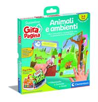 CLEMENTONI SAPIENTINO GIRAPAGINA - LIBRO ANIMALI E AMBIENTI