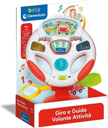 CLEMENTONI BABY GIRA E GUIDA VOLANTE ATTIVITÀ