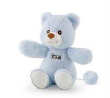 TRUDI ORSO CARILLON  CREMINO AZZURRO S 20X27X11