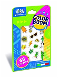 CLEMENTONI CREATIVI IDEA! - STICKERS COLOR BOOM