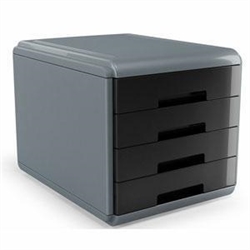 MY DESK-CASSETTIERA 4 CASSETTI CM.282X385X295 NERO