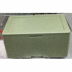 ASPORTO-CONTENITORE ISOTERMICO GN.8 F+C VERDE 53,5X33XH.23