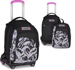 ZAINO TROLLEY SEVEN JACK 8WD NEW DETACH PLUMPY LINE GIRL