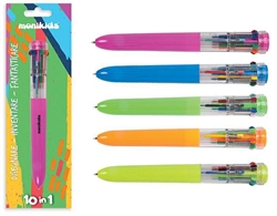 BL.PENNA 10 COLORI FUSTO FLUO