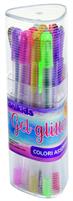 PENNE GEL GLITTER MONIKIDS BARATTOLO 12 PZ